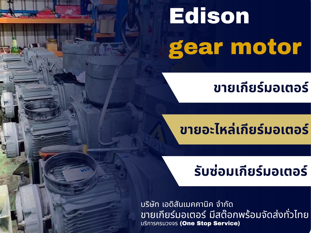 ขายเกียร์มอเตอร์ มีสต๊อกพร้อมจัดส่งทั่วไทย